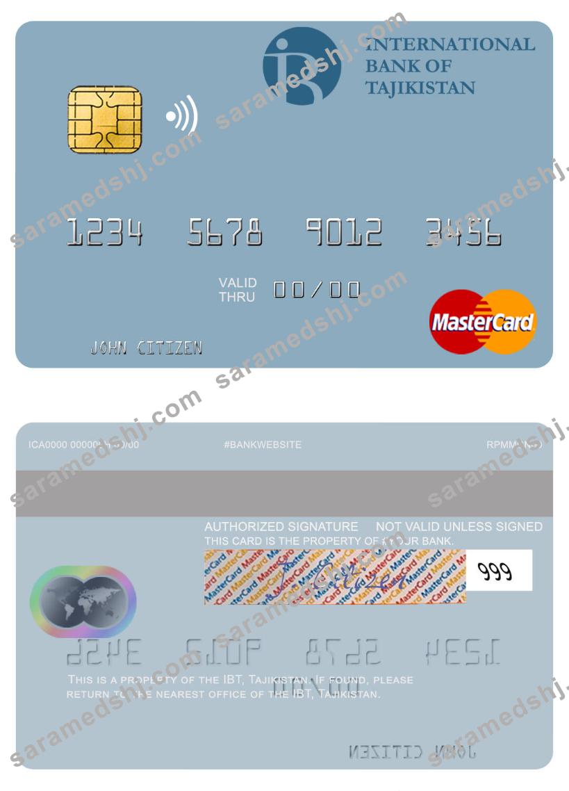 Tajikistan IBT mastercard